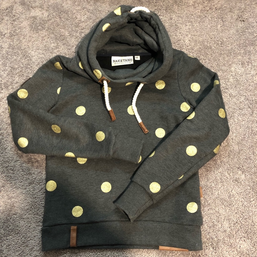 Polka dot hoodie